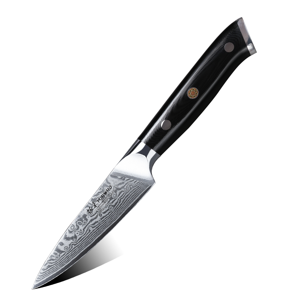 Kitchen Knife, Hand Made Forged Mongolian Knife Mutton Damascus Pattern  Sharp Fixed Blade Knife