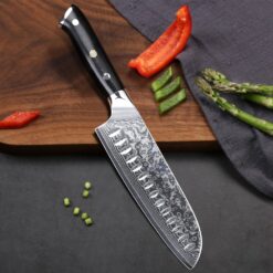 Santoku Knife 7 inch Chef Damascus Santoku Knife