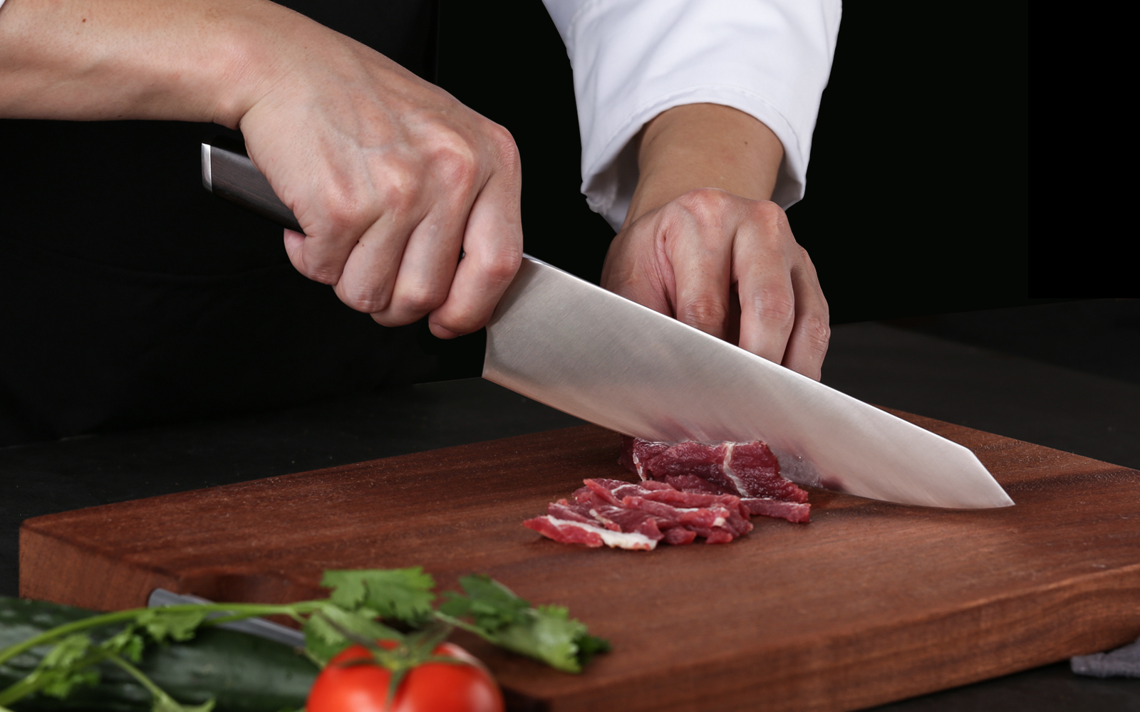 Classic Deba Knife is used for slicing or boning fish, poultry, or vegetables. Every Wusthof knife is crafted in Solingen, Germany; a family-owned and managed company with a rich heritage since 1814. Each Wusthof knife collection is made of high quality materials and craftsmanship. Precision forged featuring a full tang, high-carbon stainless steel with bolster to add balance and weight. The new Precision Edge Technology (PEtec) enhances the blades sharpness by 20%, and will last twice as long. Each knife features a computer controlled cutting edge to ensure the final edge of the blade is precise and uniform from the tip to the heel of the knife. Wusthof knives feature a 10°. cutting edge on each side. This new angle and more tapered cutting edge reduces the drag when slicing through foods, allowing for seamless effortless cutting.