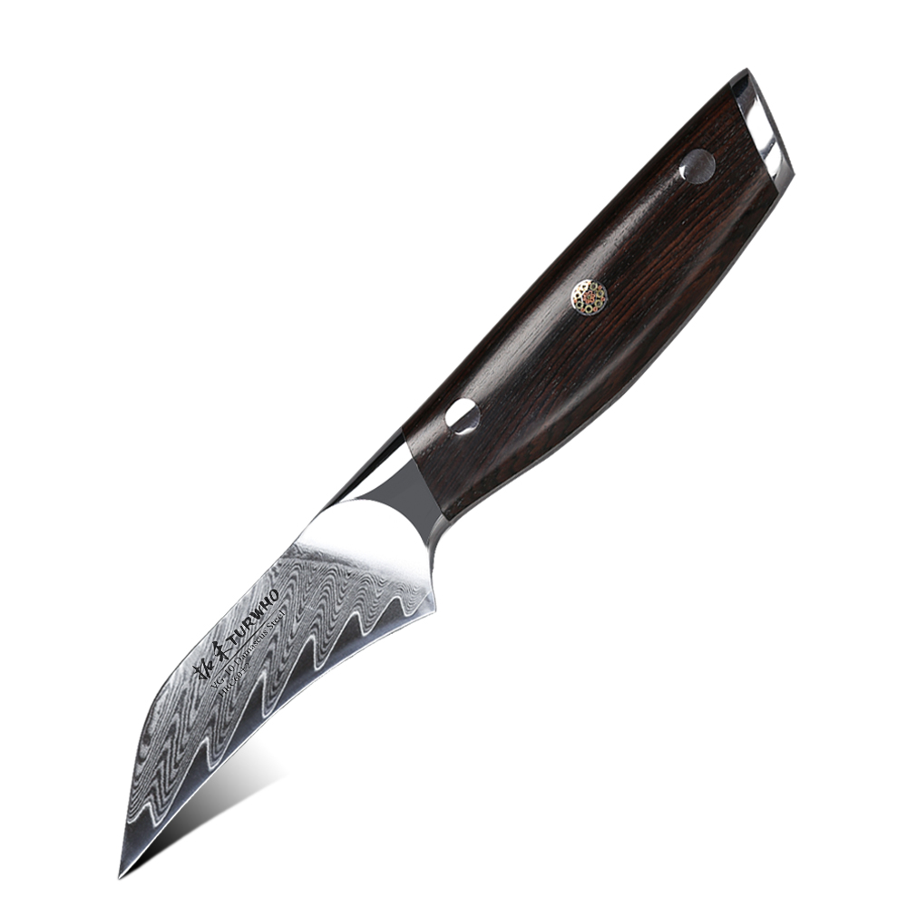 3 inch Bird's Beak Paring Knife Japanese Kitchen Damascus Steel Peeling  Knives