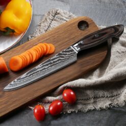 Premium quality materials distilled into high-performing, no-frills bladed tools sure to get the job done right. Superior blade construction. Expertly handcrafted with ultra-sharp 7cr17mov high-carbon stainless steel. Increased carbon and chromium count for unparalleled edge retention at 57-59 HRC versus other similar Swiss competitors. Thoughtfully engineered for the chef, butcher and any other culinary professionals.