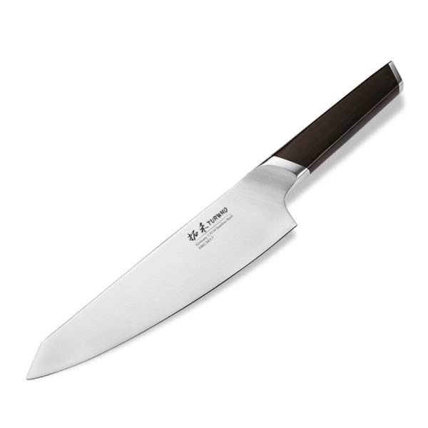 Classic Chef’s Knife is essential for preparing any meal. This all-purpose cook’s knife can be used for chopping, mincing, slicing and dicing. Chopping through bones will damage the fine edge