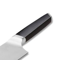 Premium 7-inch Cleaver Knife Hygiene is also a top priority when it comes to food preparation. Its 3D finish also ensures that contact between food and knife is reduced. So, you can slice and dice away knowing that excess food will not stick to its blade. Carefully handcrafted by skilled knife-makers, the impeccable blade of the Black Hawk-S 7-inch Cleaver Knife was forged and created over a period of 100 days using the traditional 3-step Honbazuke method at 8-12° per side. A proud display of expert workmanship, the overall aesthetic look and powerful functionality makes it a premium Cleaver knife.