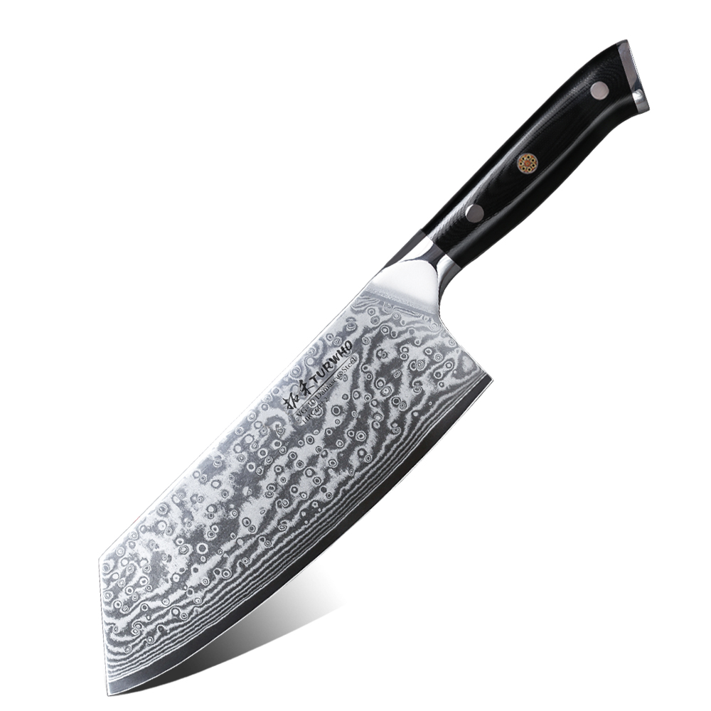 OEM Chinese Chef's Knife/Vegetable Cleaver Black G10 Full Tang Handle