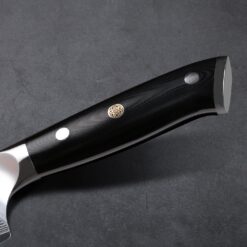Serrated bread knife is made of very strong sturdy materials.
