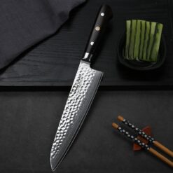 Inspired by the profile of a traditional European chef knife, Gyutos are a multi-purpose knife with a slight meat cutting bias. “Gyuto” translates to “cow sword.” If you want one knife to do it all, This is it. Starting at 180mm, Gyutos can reach the ridiculously long (and awesome) 370mm. For the at-home or professional cook, we recommend a Gyuto which measures between 210mm and 270mm long.