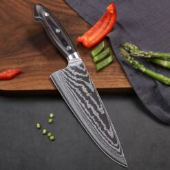 Chef’s Knife is essential for preparing any meal. This all-purpose cook’s knife can be used for chopping, mincing, slicing and dicing