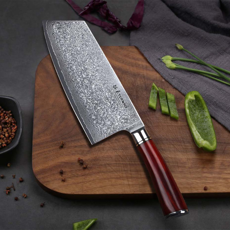 OEM Chinese Chef's Knife/Vegetable Cleaver Black G10 Full Tang Handle