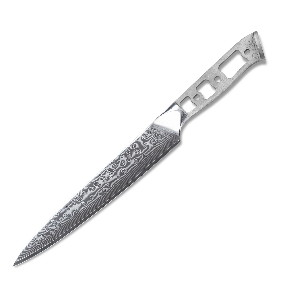 Damascus Knife Making Kit 8 Slicing / Carving Knife Blade Blank