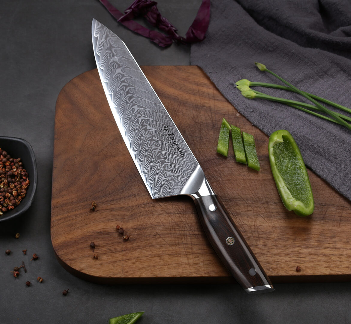 Damascus Knife Set - Japanese Kitchen Knives