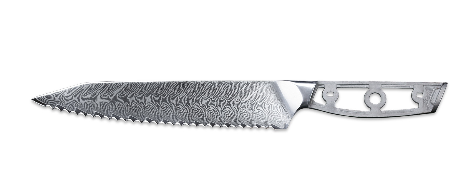 damascus bread knife blank