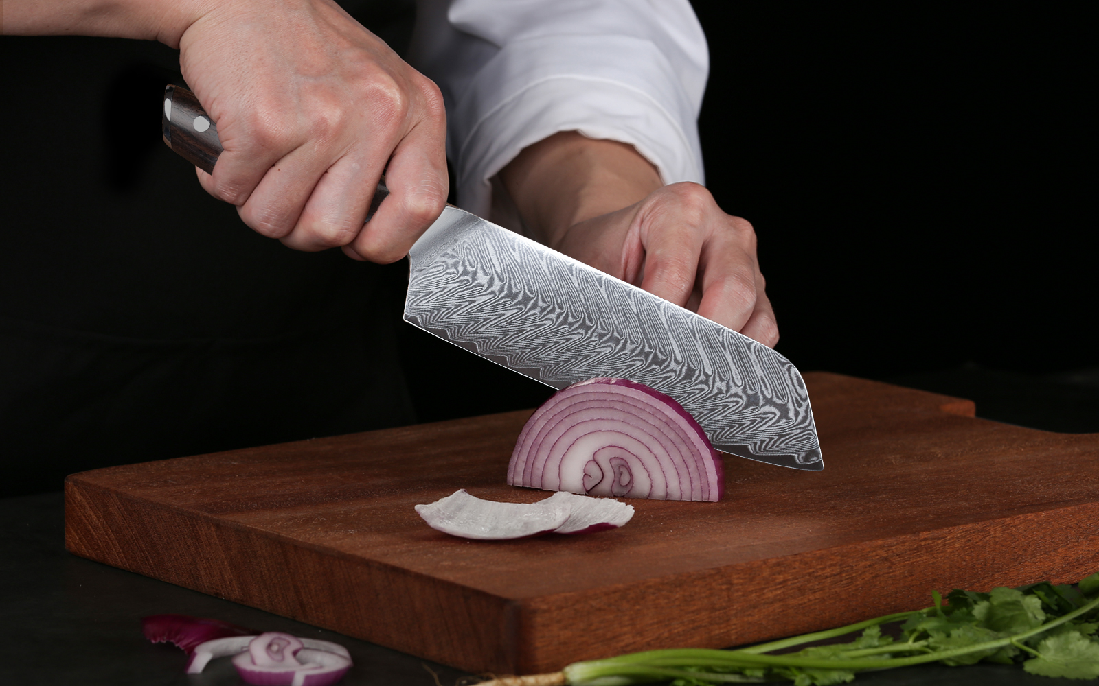 Buy Wholesale China Wholesale Damascus Steel Commercial Vegetable Fruit Bbq  Sushi Slicing Custom Kitchen Chef Knife Set & Kitchen Knife Set at USD 126