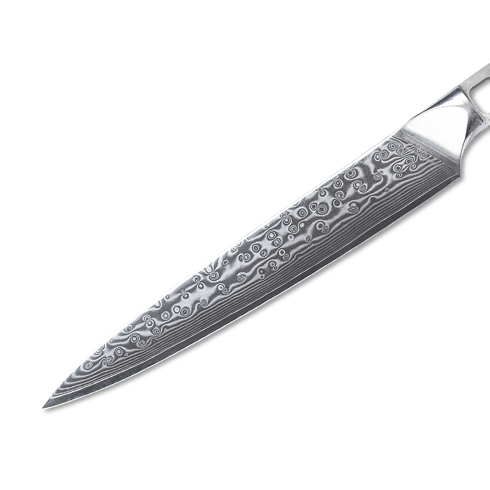 Damascus Knife Making Kit 8 Slicing / Carving Knife Blade Blank