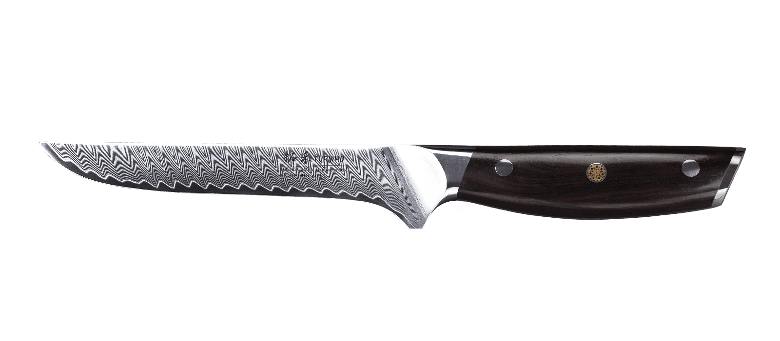 The Best Boning Knife This is a precision forged, full tang knife with a taper ground edge for easy honing and Rockwell hardness of 60.