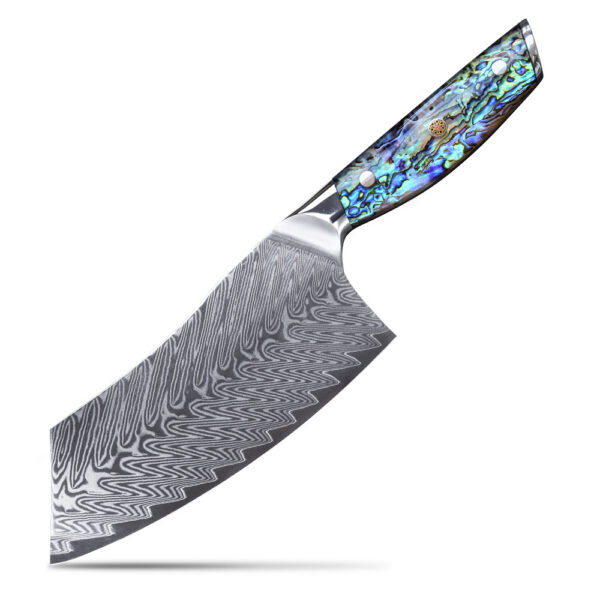 Best 7 Inch 10Cr15 Damascus Steel Chinese Cleaver Knife for Sale