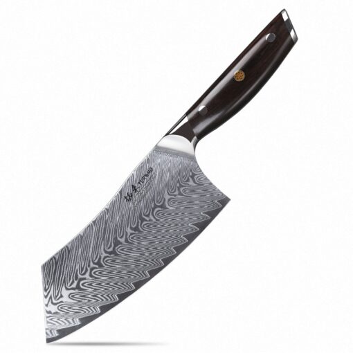 Chinese Cleaver Knife with Ebonywood Handle