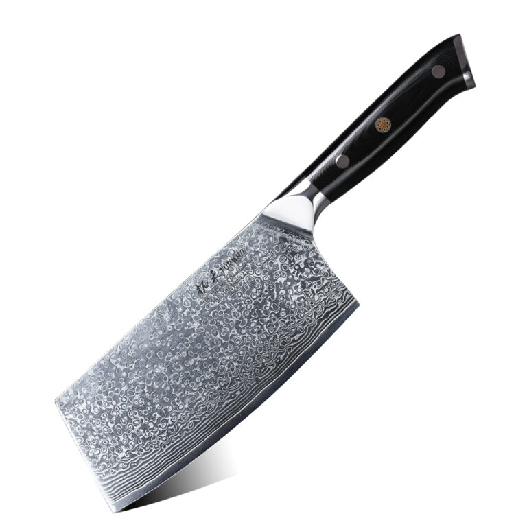 Best Damascus Steel Chinese Cleaver Knife Supply for Restaurant