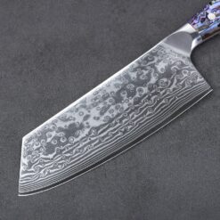 Custom Damascus Vegetable Cleaver Knife
