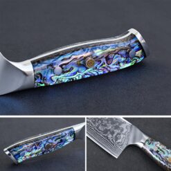 Damascus Chef Knife Handle