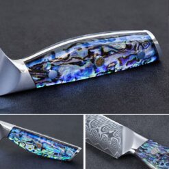 Damascus Slicer Knife Handle