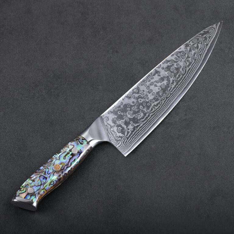 The Best Custom LOGO VG10 Damascus Chef Knife With Resin Handle