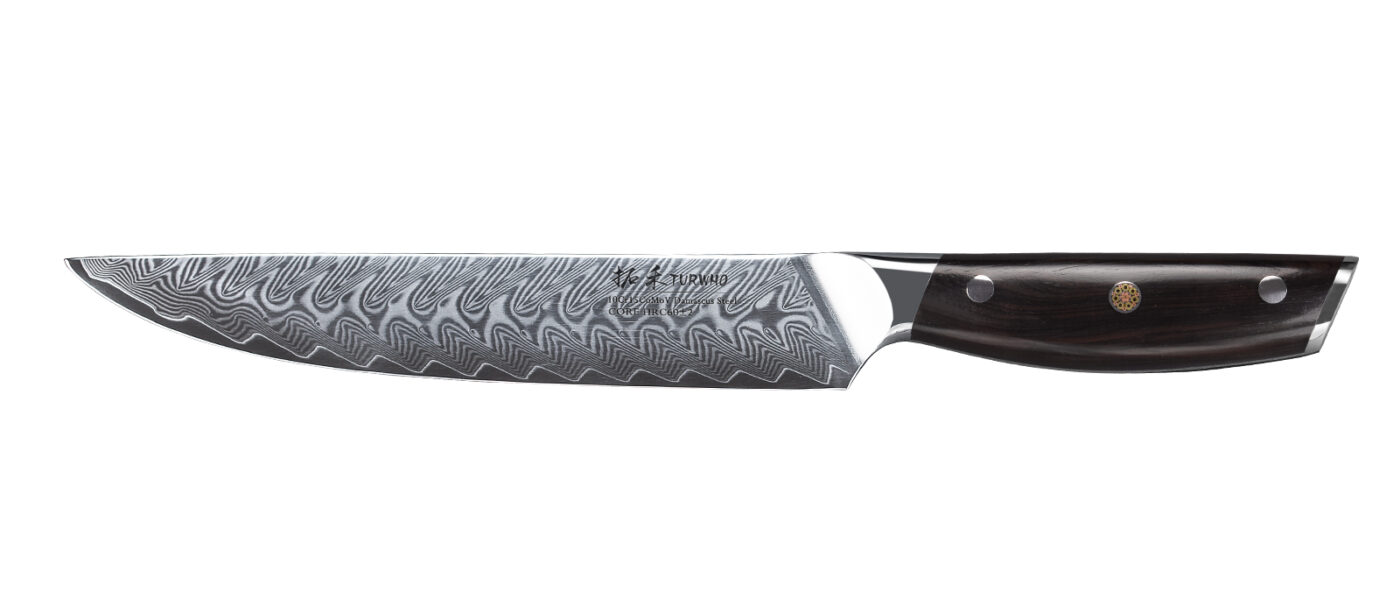Best Meat Slicing Knives for Retail Damascus Carving Knife Manufacturer