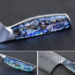 Damascus Vegetable Knife Handle