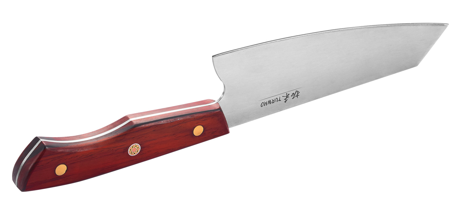 The indentations help reduce friction as the knife passes through food and help prevent stuff from sticking to it as you chop. The Shun held its edge well, but is more complicated to sharpen. You'll want to have some high-quality stones to get it razor sharp.