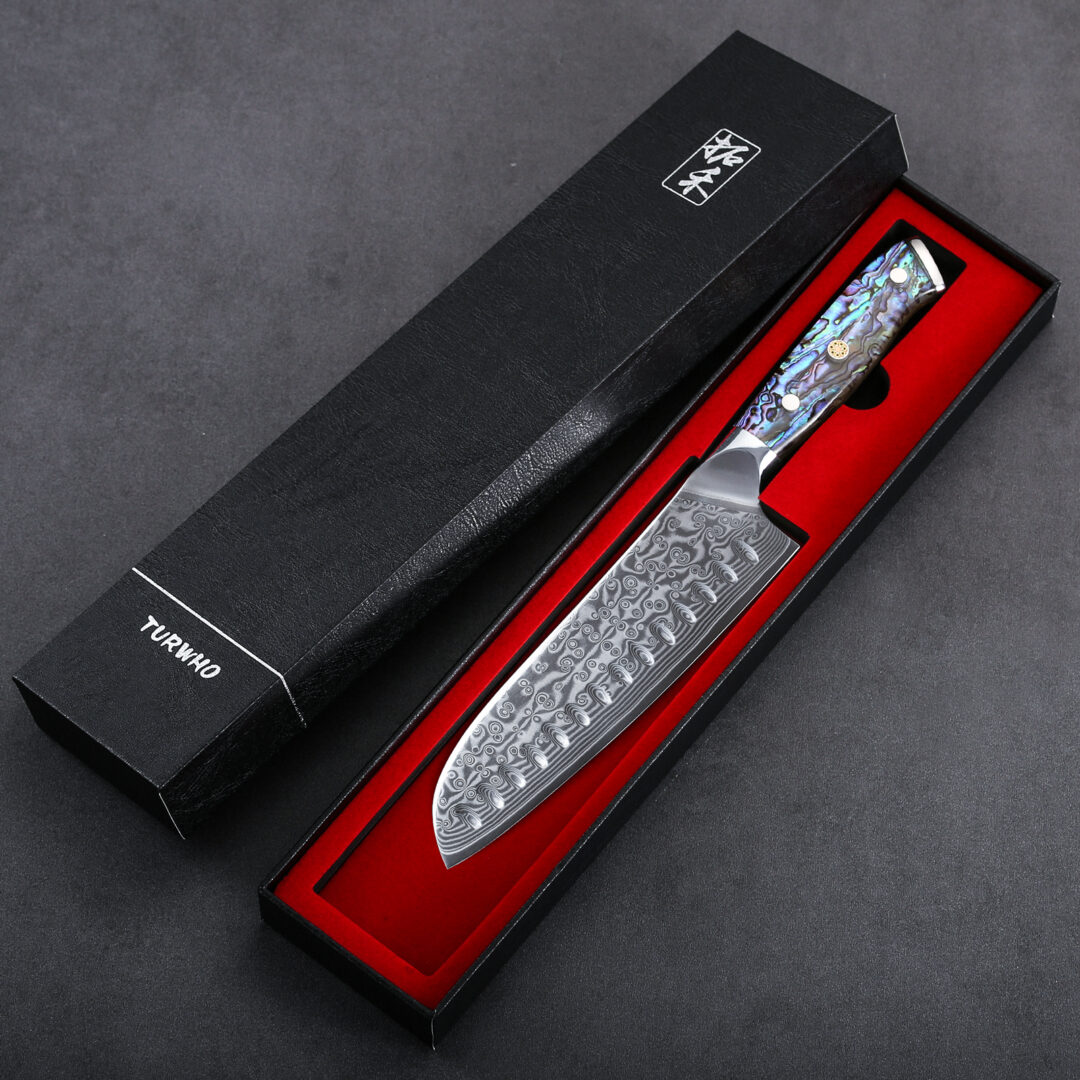 Japanese Chef Knife High Carbon Damascus Steel Chef Knife Clad Forged Steel Slicing Butcher Kitchen Knives