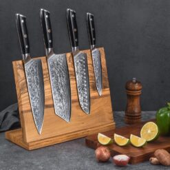 Love this knife block. So sleek looking, easy to put together and looks great on the counter.