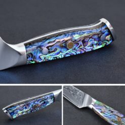 Paring Knife with Paua Abalone Handle