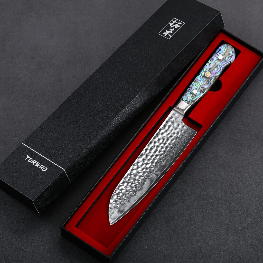 Santoku Knife One of the most affordable knives we tested, this blade outperformed many knives that cost more than twice as much. For the price, you might as well grab one—it's the perfect knife for guests who want to be helpful in the kitchen, but whom you don't trust with pricier blades.