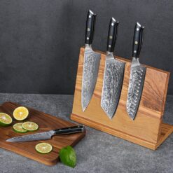 Universal Acacia Wood Knife Holder
