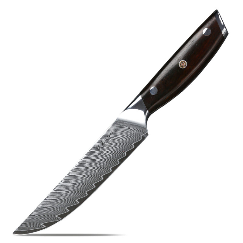 Damascus Steak Knife - Best 10Cr15 Steel Forged Steak Knives