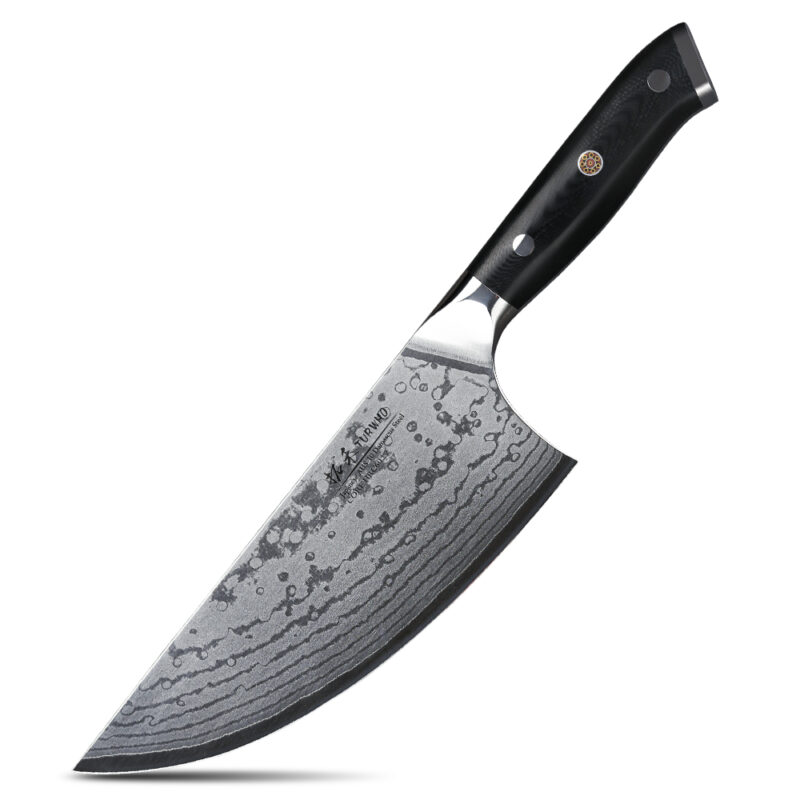 Best Damascus Butcher Knife Custom Kitchen Knife at Low Cost!