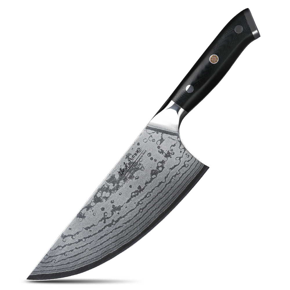 Best Damascus Butcher Knife - Custom Kitchen Knife at Low Cost!