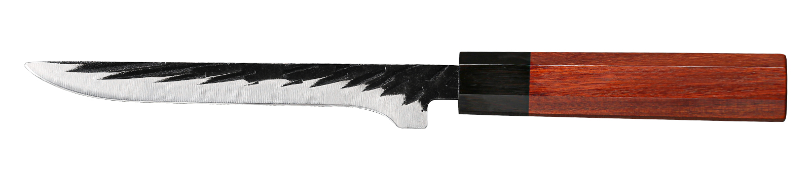 Japanese Boning Knife : The 15° edge on this blade is efficient and resilient.