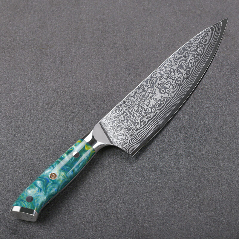 Kitchen Knife with Resin Handle