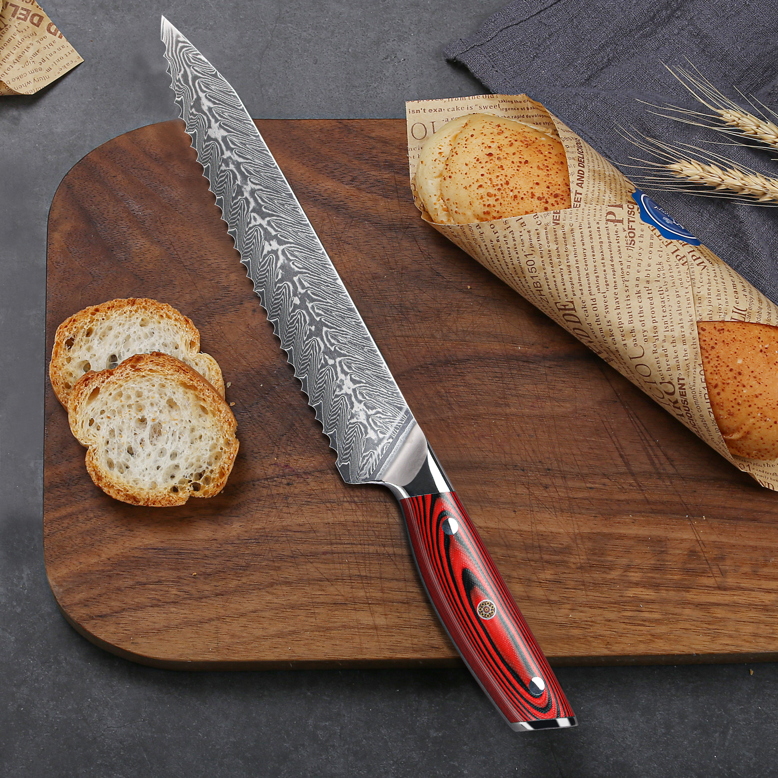 Best Damascus Bread Knife for Your Kitchen