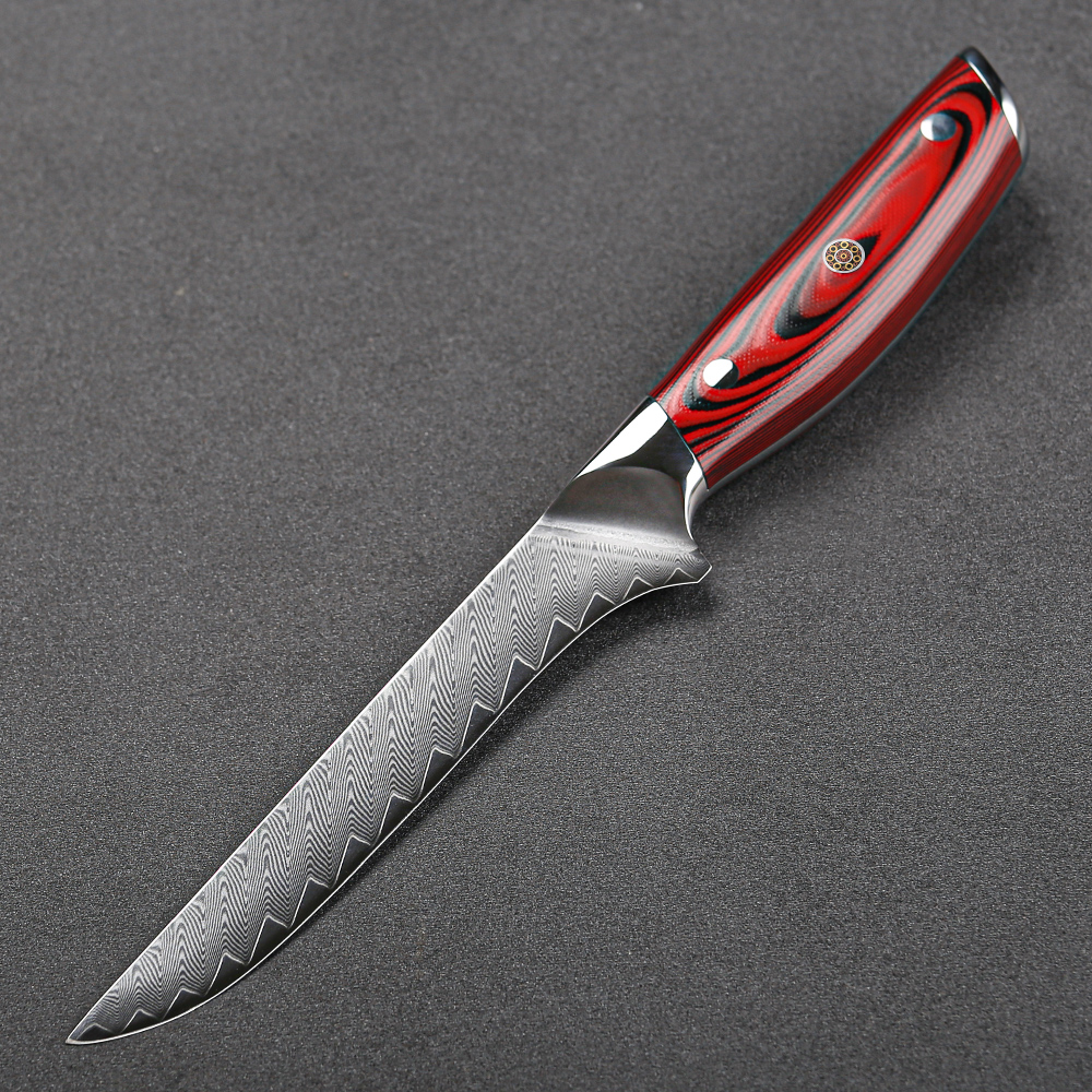 XITUO Knives Damascus Knife Making Kit DIY Handmade Damascus Steel Blank  Blade for Knife Making Blank Sharp Custom DIY Knife