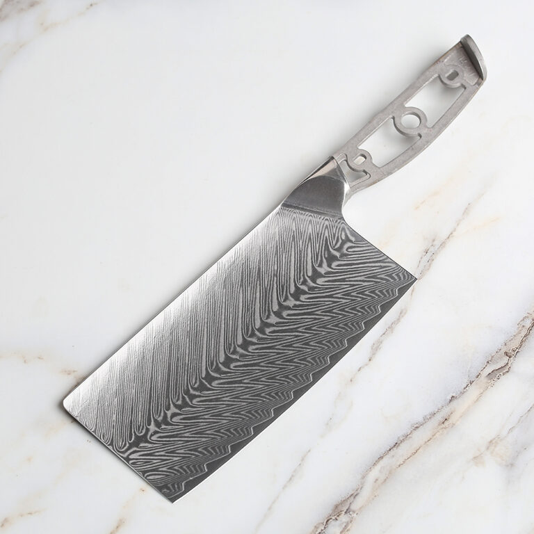 The Best Hand VG10 Damascus Steel Cleaver Knife Blank