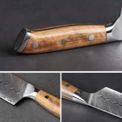 Full Tang Olive Wood Knife Handle