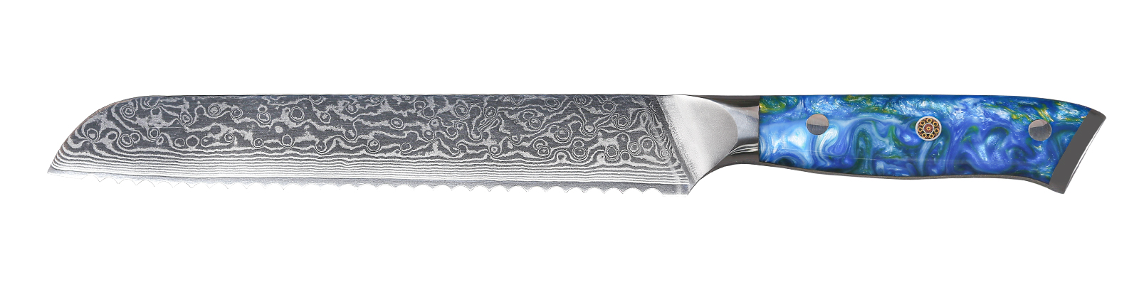 Bread Knife The Best Serrated Bread Knife for Your Kitchen Bread knives occupy a niche role in your kitchen blade arsenal. You won't use a bread knife nearly as often as a chef's knife, the true workhorse of the kitchen, but for a limited set of tasks, they are necessary. What defines them is their serrated blade, which gives them a saw-toothed edge that can make quick work of some of the most rugged items, and also the most delicate ones. The primary job of a bread knife is to slice bread. A good bread knife should saw through a tough crust without mangling or compressing the tender crumb within. Other knives are often not a good choice for this, since very hard crusts can damage finely sharpened blade edges, while any blade that isn't sharp enough may require too much downward pressure, crushing the airy bread in the process. Bread knives are similarly useful for related tasks, such as leveling the delicate and tender layers of a cake. Unless you keep your other knives extremely sharp, a bread knife is often your best bet for successfully slicing through a ripe tomato without destroying it. Thanks to their teeth, bread knives fly right through tomato skin without requiring you to press down and risk crushing the delicate flesh underneath. Bread knives are also handy for cutting thick-skinned melons and tough winter squash, since their teeth can cruise through sturdy, resistant peels where other knives often get stuck and fail. A straight-edged slicing knife is great for carving big pieces of meat, like a prime rib or brisket, but most of us don't carve enough large roasts at home to warrant giving it the extra space in a knife drawer. A bread knife makes a fine stand-in.