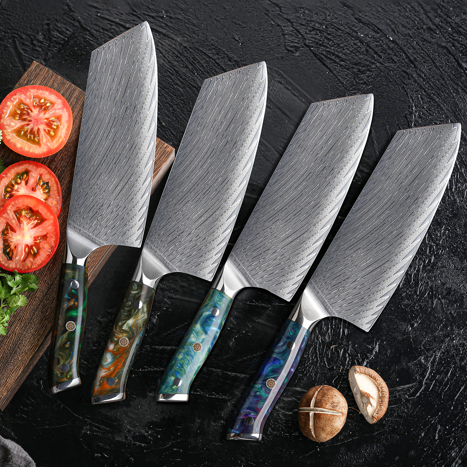 Buy Wholesale China Wholesale Damascus Steel Commercial Vegetable