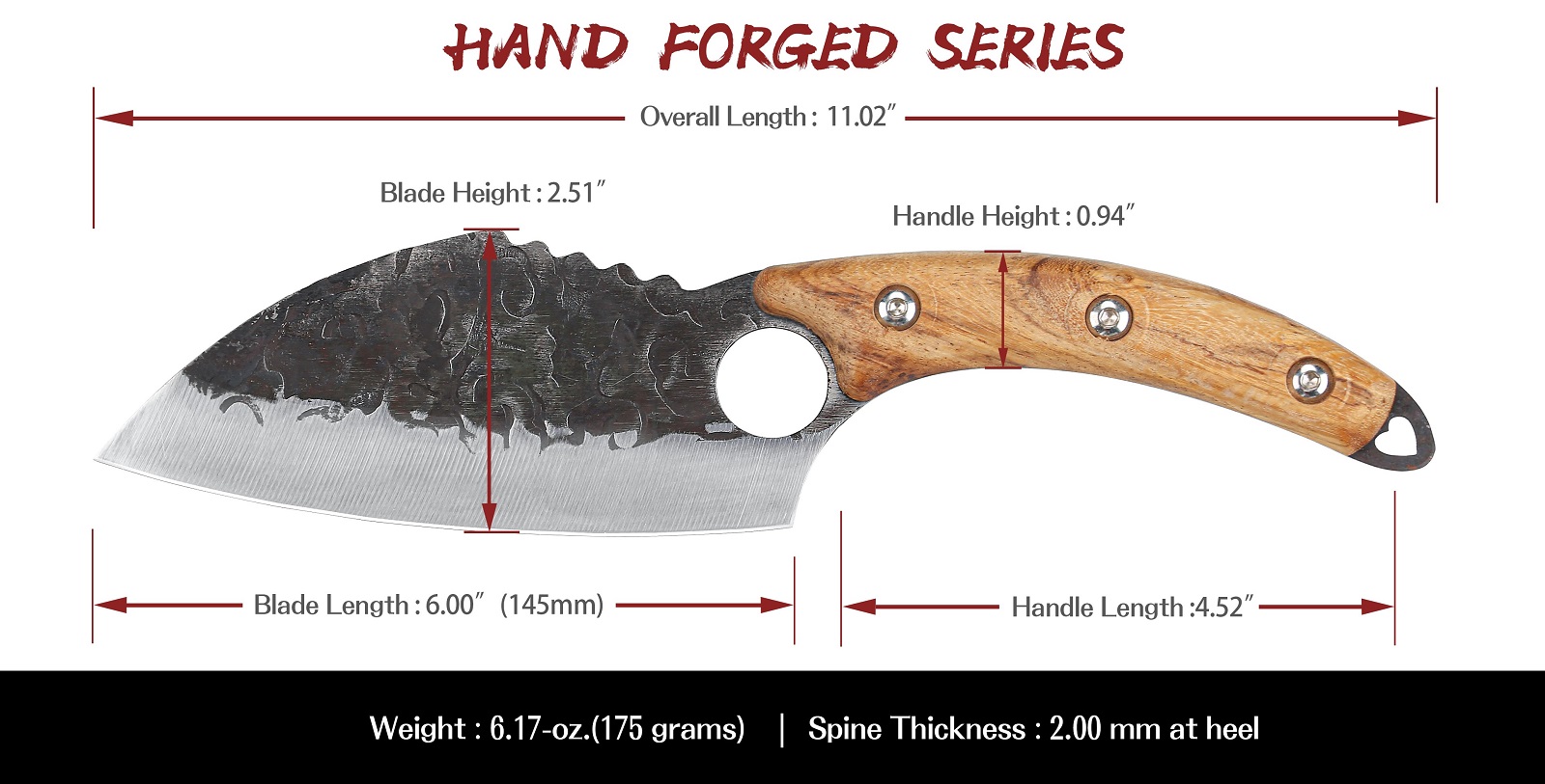 MINI Cleaver Neck Knife