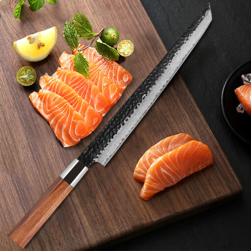 Top 15 New Professional Damascus Sushi Knife Steel