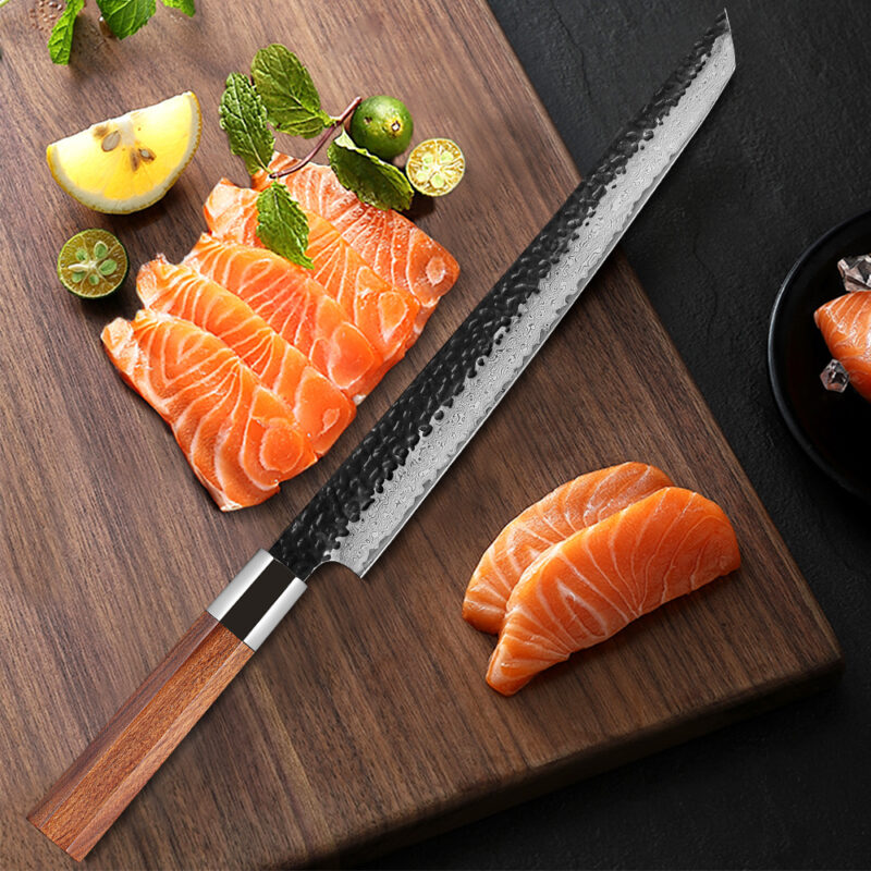 Top 15 New Professional Damascus Sushi Knife Steel