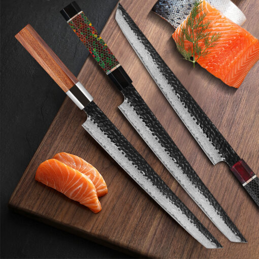 Top 15 New Professional Damascus Sushi Knife Steel