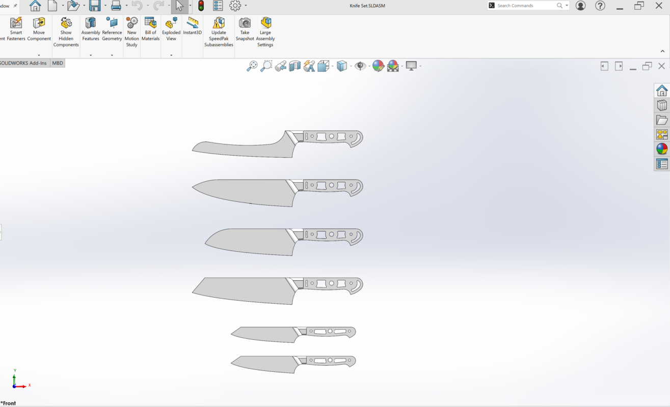Kitchen Knife Set Designs