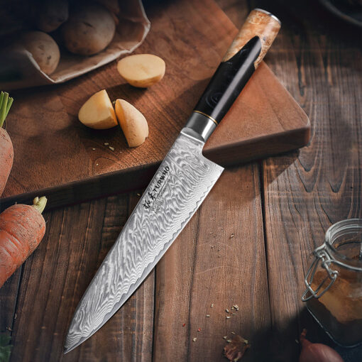 Best Deer Butchering Knives VG10 Damascus Chef Knife for Sale